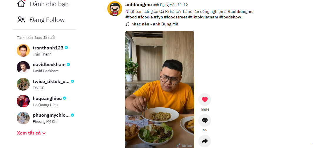 Anh Bụng Mỡ TikTok